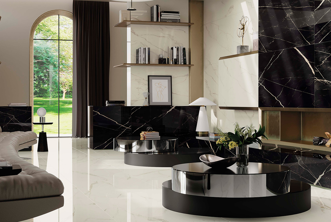 EMPIRE / CALACATTA DIAMOND POLISHED / CALACATTA BLACK POLISHED